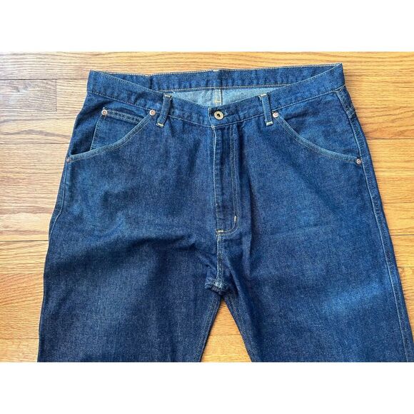 POLO RALPH LAUREN DENIM CARPENTER JEANS STRAIGHT FIT RL BLUE SZ 34 X 34 - Picture 6 of 6